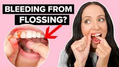 Let's talk about how flossing is not causing your gums to bleed; but it's actually the lack of flossing that is causing your gums to bleed! The most common r... Healthy Mouth, Ways To Heal, Crystal Makeup, Sesame Seed, Nursing Tips, Diy Remedies, Allergy Symptoms, Fat Burning Foods