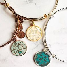 ALEX AND ANI Words Are Powerful Collection | Words are powerful, and so is jewelry with meaning. Everything happens for a reason, so pick the phrase that calls to you. | You Are Enough Charm Bangle | Everything Happens For A Reason Charm Bangles | It Is What It Is Charm bangle Crystal Horn, Words Are Powerful, Horn Pendant Necklace, Charm Bangles, Horn Pendant, Everything Happens For A Reason, Moon Pendant Necklace, Alex And Ani Bracelets, Swarovski Necklace