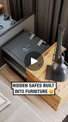 the hidden safes built into the furniture