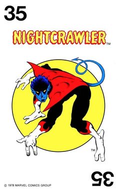 an advertisement for the comic book nightcrawler