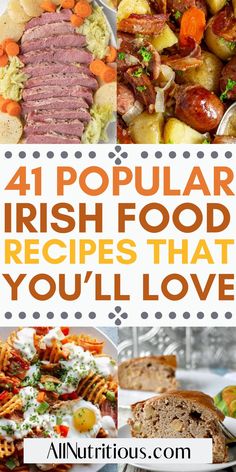 Irish Dinners Traditional, Irish Menu Ideas, Classic Irish Recipes, Irish Ham Recipes, St Patrick's Dinner Ideas, Irish Dinner Ideas, Irish Potluck Dishes, Irish Salad Recipes, Irish Meals St Patricks Day Food Dinner