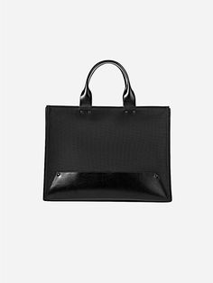 ONS Brief Black Men's Totes, Utility Bag, Briefcase For Men, Nylon Fabric, Leather Zipper, Leather Handles, Fall Floral, Lifestyle Shop, Zip Top