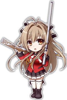 Amagi Brilliant Park Sento, Anime Jdm, Female Ocs, Anime Brown Hair, Stickers High Quality, Superman Wallpaper, Winter Girl, Anime Printables