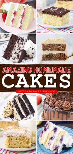 the ultimate guide to amazing homemade cakes