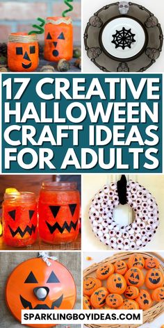 Halloween crafts for adults are perfect for adding a spooky touch to your home. Discover DIY Halloween projects, from handmade Halloween decorations to creepy crafts for Halloween. Create DIY spooky decor with fall wreaths, Halloween garlands, and DIY Halloween ornaments. Try easy Halloween crafts for adults, including rustic fall crafts and DIY autumn projects. These Halloween home decor crafts and DIY spooky wreaths will bring a festive and eerie vibe to your home this season. Haunted House Craft, Halloween Costumes To Make, Halloween Paper Crafts, Dollar Store Halloween, Elegant Halloween