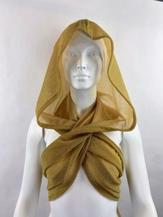 Gold Princess Hoodie, Adventure Hoodie, Cowl Hood Scarf, Convertible Scarf, Festival Hooded Scarf Women, Gold Shimmer, Hoodie Unisex - Etsy Diy Coachella Outfit, Desert Aesthetic Fashion, Gold Rave Outfit, Dune Fashion, Rave Outfits Diy, Hooded Cowl Scarf, Princess Hoodie, Cowl Hood, Hood Scarf