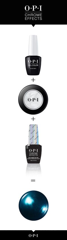 Create this metallic blue nail polish by combining "Blue Plate Special" from OPI Chrome over "Black Onyx" in OPI GelColor. Metallic Blue Nails, Blue Plate Special, Spa Days, Blue Plate, Blue Nail Polish, Blue Nail, Opi Nail Polish