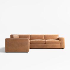 The rich color and buttery softness of top-grain leather brings sleek sophistication to the modern, coastal attitude of our Oceanside sectional. Scaled with an extra-deep seat and regular seat height, the combination of a corner and left- and right-arm sofas is spacious for laid-back lounging yet perches you a little higher for everyday ease. As your go-to place for lounging, the three-piece sectional has clean lines, soft-yet-supportive cushions and ultra-wide arms for perching your drink or de Leather L Couch, L Couch, L Shaped Sectional, Sofa Review, Ultra Wide, Modern Coastal, Top Grain Leather, Unique Furniture, Three Piece