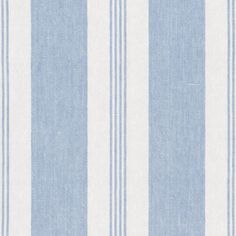 a blue and white striped wallpaper with vertical stripes