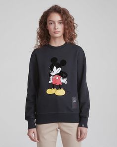 https Fall Mickey Mouse Sweatshirt For Streetwear, Fall Mickey Mouse Crew Neck Sweatshirt, Disney Mickey Mouse Sweatshirt, Casual Mickey Mouse Crew Neck Sweatshirt, Black Mickey Mouse Sweatshirt For Streetwear, Mickey Mouse Long Sleeve Sweatshirt For Streetwear, Mickey Mouse Crew Neck Hoodie For Streetwear, Long Sleeve Mickey Mouse Sweatshirt For Streetwear, Vintage Mickey Sweatshirt