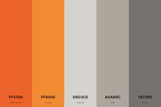 an orange and grey color scheme with the words ffs700, ffs500