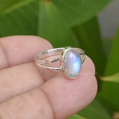 Description :Natural moonstone ring,925 sterling silver,rainbow moonstone 7x11mm oval shape gemstone ring,handmade ring,Silver Ring,bezel Ring, Size 9 US----------------------------------------------------------------------------------------------------------------------------------------------------Material : Solid 925 Sterling Silver & GemstoneMetal: Solid 925 Sterling SilverStone Detail :Natural White Rainbow MoonstoneSize- 7x11mmShape-Oval CabochonRing Size : 9 USWeight : 2.93 Gram Appro Silver Teardrop Moonstone Ring, Handmade Oval Moonstone Ring For Anniversary, Silver Moonstone Ring With Oval Cabochon, Silver Oval Cabochon Moonstone Promise Ring, Handmade Silver Teardrop Moonstone Ring, Dainty Handmade Oval Moonstone Ring, Silver Moonstone Rings With Oval Cabochon, Silver Moonstone Ring In Oval Cabochon Shape, Oval Moonstone Crystal Ring Stamped 925