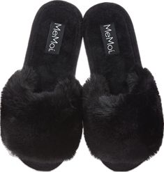 Black Indoor Slip-on Slippers, Black Slip-on Slippers For Indoor, Black Slide Mules With Textured Footbed, Black Mules With Textured Footbed, Black Closed Toe Slippers With Cushioned Footbed, Black Cushioned Closed Toe Slippers, Comfortable Black Slippers, Black Closed Toe Indoor Slippers, Soft Black Round Toe Slippers