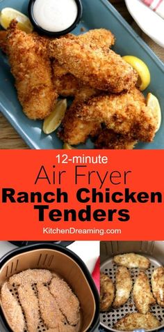 air fryer ranch chicken tenders are the best way to cook them