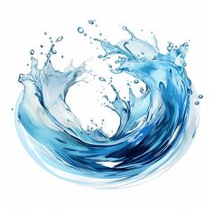 Water Clipart: High-Def Vector in Oil Painting Style & 4K Water Clipart, Background Journal, Flowing Water, Unique Tattoo Designs, Collage Art Mixed Media, Japanese Tattoo Art, Water Art, Wave Art, White Tattoo