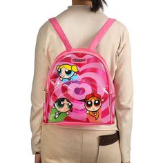 The Powerpuff Girls Mini Backpack showcases a charming pink design, adorned with beloved characters and a playful heart pattern. Made for the most dedicated fans of the show, this backpack is both stylish and functional, perfect for carrying essentials on the go. Size: 11 x 10.5 x 5 Inches Material: Clear PVC Care: Wipe clean with a damp cloth My Hero Academia Uniform, New Powerpuff Girl, Yoshi Plush, Glitter Backpack, One Piece Chopper, The Powerpuff Girls, The Powerpuff, Plush Backpack, Stylish Backpacks