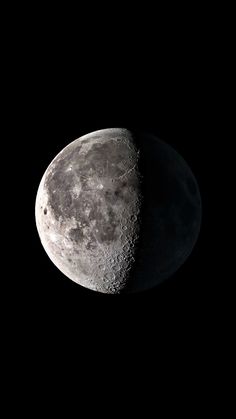 an image of the moon taken from space