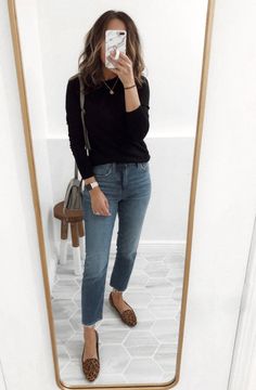 Outfit Essentials, For School, Fall Outfit Ideas, Outfits Black, Outfit Jeans, Looks Street Style, Easy Fall