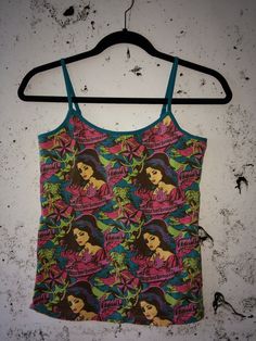 Vintage crop camisole top fits XS/S  Excellent condition! Vintage Summer Top With Built-in Bra, Multicolor Fitted Retro Tank Top, Y2k Style Camisole With Adjustable Straps, Fitted Graphic Print Camisole Top, Summer Graphic Print Camisole Tank Top, Summer Graphic Print Cami Top, Summer Graphic Print Tank Tops, Graphic Print Cami Tops For Summer, Summer Camisole Tank Top With Graphic Print