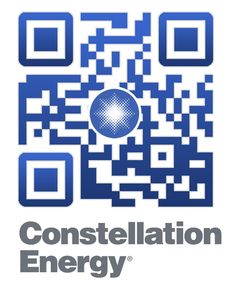 a qr code with the words constellation energy on it