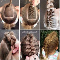 Love this Day Hairstyles, Cool Hairstyles For Girls, Mohawk Braid, Mohawks, Viking Hair, Hair Issues, Hairstyles For Girls, The Best Hairstyles