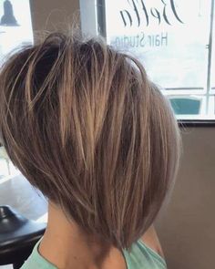 Κούρεμα Bob, Stacked Bob Hairstyles, Haircut And Color, Short Bob Haircuts, Hair Color And Cut, Short Bob Hairstyles, Love Hair, Cortes De Cabello, Great Hair