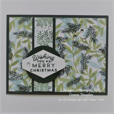 a christmas card made with the stamp set