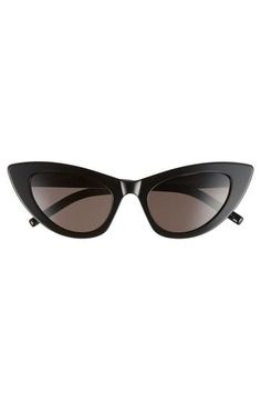 Super-svelte cat-eye frames make these sleek Italian sunnies deliciously, alluringly retro. 52mm lens width; 21mm bridge width; 145mm temple length 100% UV protection CR-39 lenses Acetate Made in Italy Classic Cat Eye Sunglasses For Party, Sleek Cat Eye Sunglasses With Mirrored Lenses, Sleek Cat Eye Sunglasses For Party, Sleek Cat Eye Sunglasses For Summer, Sleek Cat Eye Sunglasses For Parties, Sleek Cat Eye Sunglasses With Tinted Lenses For Evening, Sleek Evening Cat Eye Sunglasses, Eye Frames, Eyewear Womens