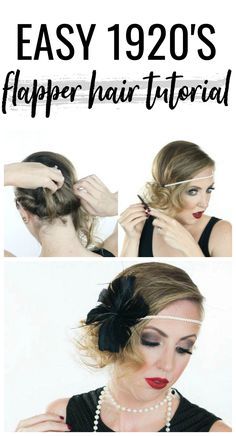 1920s Hairstyles For Long Hair, 1920s Hairstyles, Flapper Girls