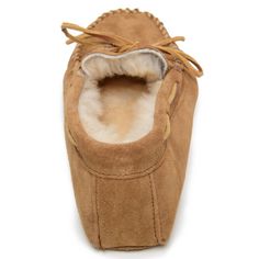 Sink into these men?s slippers after a long day and they?ll feel like blankets for your feet. The soft sheepskin lining keeps feet warm while wicking away moisture from your skin, keeping you dry and comfortable. Rawhide lacing keeps these slippers in place. The traditional softsole moccasin design makes these sheepskin slippers an absolute treat. Comfortable Brown Winter Moccasins, Comfortable Slip-on Winter Moccasins, Winter Sheepskin Slippers With Rubber Sole, Comfortable Moccasins With Round Toe, Comfortable Sheepskin Slippers With Leather Sole, Comfortable Winter Slip-on Moccasins, Winter Sheepskin Moccasins With Round Toe, Winter Suede Moccasins With Rubber Sole, Sheepskin Slippers With Rubber Sole And Round Toe