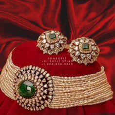 Elegant Kundan Choker Necklace With Cutdana, Elegant Stone Work Choker For Diwali, Elegant Chandbali Choker For Festivals, Elegant Chandbali Choker For Ceremonial Occasions, Heavy Pearl Necklace For Weddings And Festivals, Elegant Meenakari Temple Choker Necklace, Ceremonial Temple Jewelry Choker With Stone Work, Silver Kundan Choker For Ceremonial Occasion, Ceremonial Silver Kundan Choker