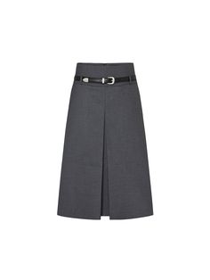 MO&Co. Women's Pleated Old Money Midi A-line Skirt with belt with Free Shipping Over $235, Express Delivery & 14-Day Easy Return. Features : - Pleated front skirt with belt, back zipper - High waist A-line silhouette - Midi length, side pockets and back mock pockets Code: MBC1SKTT01 The back length of size S is 61.5cm MATERIALS & CARE Material: 69% Polyester 29.3% Viscose 1.7% Spandex Gentle machine wash below 30°C Do not bleach, hang to dry Do not tumble dry, low iron Do not soak, do not ... Tailored Midi Skirt, Midi Skirt With Belt, Skirt With Belt, Mesh Bag, Low Iron, A Line Skirt, Old Money, Skirt Top