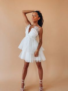 Tiered Tulle Skirt, Tulle Mini Dress, Tiered Mini Dress, Custom Jacket, Pop Up Shop, Babydoll Dress, Tulle Dress, The Star, Side Zipper