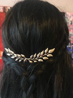 Prom Hair Jewelry, Gold Bridal Hair Accessories, Rose Gold Hair Piece, Leaf Hair Piece, Leaf Headpiece, Branch Tree, Prom Hair Accessories, Grecian Style, Fall Hairstyles