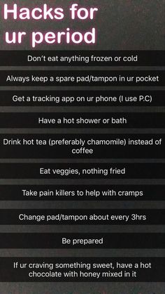 Things That Help With, Menstrual Facts, Baddie Tips, Teen Life Hacks, Life Hacks For School