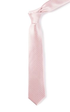 Add the Mini Dots Blush Pink Tie to your wardrobe today. | Tie Bar: Mini Dots Tie - Boys, In Blush Pink, Silk, Dot Champaign Pink, Blush Pink Tie, Bar Mini, Mens Silk Ties, Plan My Wedding, Style Steal, Tie Men's, Men's Tie, Pink Tie