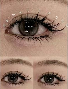 Eyelash Design, J Makeup, Lash Design, Lash Style, Natural Eyelash Extensions, Beautiful Eyelashes, Korean Eye Makeup