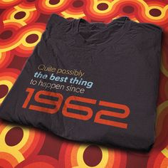 On your 62nd birthday, let everyone know that you are quite possibly the best thing to happen since 1962 with this classic unisex jersey short sleeve tee from Bella + Canvas and eioDesign. Soft cotton and quality print make users fall in love with it over and over again. These Bella + Canvas 3001 t-shirts have-ribbed knit collars to bolster shaping. The shoulders are tapered for a better fit over time. Dual side seams hold the garment's shape for longer.  .: 100% Airlume combed and ringspun cotton (fiber content may vary for different colors) .: Light fabric (4.2 oz/yd² (142 g/m .: Retail fit .: Tear away label .: Runs true to size 62nd birthday gift, 1962 t-shirt, 62nd birthday tee, 1962 shirt men, 1962 shirt women, 62nd birthday shirt, 1962 birth year, 62nd birthday idea, 1962 vintage sh 62 Birthday Shirt, 60th Birthday Gifts For Men, 64th Birthday, Birthday Presents For Men, Shirt For Man, Birthday For Him, Birthday Tee, Birthday Woman, Mens Birthday Gifts