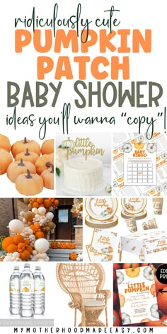 Pumpkin Patch Baby Shower Ideas Little Punkin Baby Shower Ideas Boy, Fall Baby Shower Themes Gender Neutral, Fall Twin Baby Shower Ideas, Pumpkin Spice Baby Shower Theme, Little Pumpkin Baby Shower Ideas Girl, Little Pumpkin Baby Shower Ideas Boy, Our Little Pumpkin Baby Shower Ideas, Pumpkin Baby Shower Theme Boy, Pumpkin Baby Shower Theme Girl