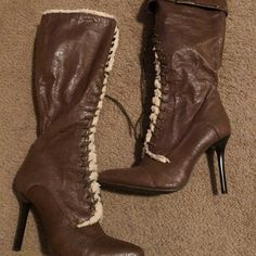 Brand New Knees Boots 4 Inch Heel Height Ellie Shoes, 4 Inch Heels, Shoes Heels Boots, Pretty Dresses, Knee Boots, Me Too Shoes, Shoes Women Heels, Heeled Boots, 4 Inch