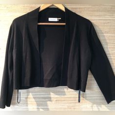 Nwot Black Crop Cardigan. Calvin Klein Quality. Sz L Black Crop Cardigan, Black Cropped Cardigan, Crop Cardigan, Calvin Klein Black, Cropped Cardigan, Black Crop, Womens Calvin Klein, Sweaters & Cardigans, Cardigans