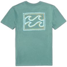 Green Graphic Tee With Back Print, Wave Graphic, Culture Clothing, Ocean Lover, Action Sports, Graphic Artwork, Lifestyle Clothing, Dillard's, Big Boys