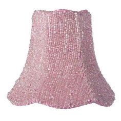 Chandelier Shade -Glass Bead on Fabric - Pink-Chandelier Shades-Default-Jack and Jill Boutique Contemporary Lamp Shades, Old Lamp Shades, Fabric Chandelier, Bead Chandelier, Vintage Thrift Stores, Beaded Lampshade, Shabby Chic Lamp Shades, Repurposed Lamp, Beaded Lamps