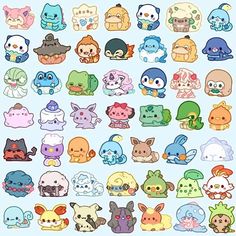 an image of many different types of stickers