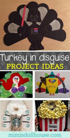 turkey in disguise project ideas for kids