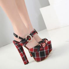 Fashion flat women's boots Cheap Boots Hot Q-0852 · Eoooh❣❣ · Online Store Powered by Storenvy Giuseppe Zanotti Heels, Prom Heels, Open Toed Heels, Peep Toe Sandals, Platform High Heels, Strap Shoes, Fashion Heels, Plaid Fabric, Fashion High Heels