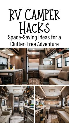 rv camper hacks space saving ideas for a clutter - free adventure