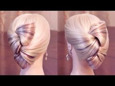 Hairstyle - Причёска в классическом стиле - Hairstyles by REM - YouTube Classic French Twist, Holiday Hairstyles Easy, French Twist Hair, Easy Hair Updos, Simple Hair, Updos For Medium Length Hair, Homecoming Hair, Hot Hair Styles, Hair Easy