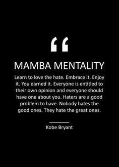 a quote from kobe bryant on the meaning of mamba mentality