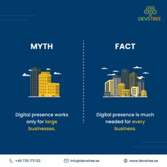 the differences between digital presence and business growth in india, infograph by devastree